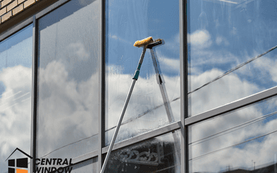 Storefront Window Cleaning Before Fall Traffic