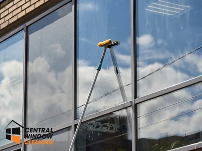 Storefront Window Cleaning Before Fall Traffic